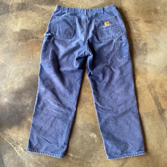 Carhartt Original Dungaree Fit Carpenter Work Pants - Picture 3 of 14